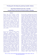 Working girls: Revisiting the gendering of public relations