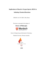 Implications of reactive oxygen species (ROS) in initiating chemical reactions