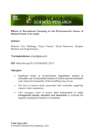 Effects of recreational camping on the environmental values of national parks in Sri Lanka