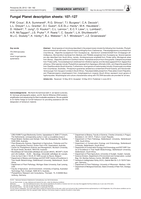 Fungal Planet description sheets: 107–127