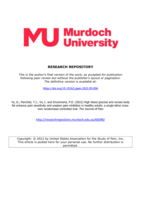 High blood glucose and excess body fat enhance pain sensitivity and weaken pain inhibition in healthy adults: a single-blind cross-over randomised controlled trial