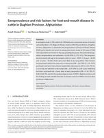 Seroprevalence and risk factors for foot‐and‐mouth disease in cattle in Baghlan Province, Afghanistan