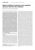 Spatial modelling of landscape-scale vegetation dynamics, Mont Do, New Caledonia