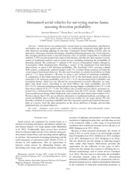 Unmanned aerial vehicles for surveying marine fauna: Assessing detection probability