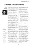 Learning as a practitioner does