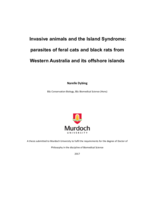 Invasive animals and the Island Syndrome: Parasites of feral cats and black rats from Western Australia and its offshore islands