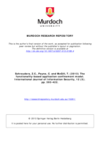 The functionality-based application confinement model