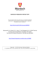 Thermal recycling of brominated flame retardants with Fe2O3