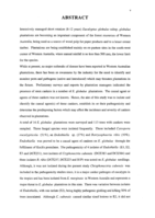 Endothia gyrosa the causal agent of stem cankers in Eucalyptus globulus plantations in south-western Australia and factors affecting their incidence