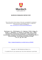 Comparative erythrocyte metabolism in marsupials and monotremes