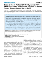 Secreted protein acidic and rich in cysteine (SPARC) exacerbates colonic inflammatory symptoms in dextran sodium sulphate-induced murine colitis