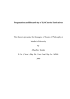 Preparation and bioactivity of 1,8-cineole derivatives