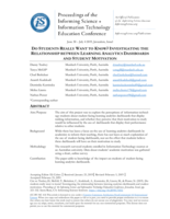 Do students really want to know? Investigating the relationship between learning analytics dashboards and student motivation