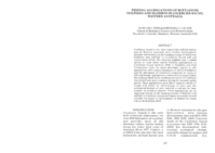 Feeding aggregation of bottlenose dolphins and seabirds in Cockburn Sound, Western Australia