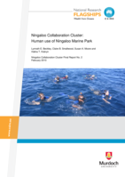 Ningaloo Collaboration Cluster: Human use of Ningaloo Marine Park.