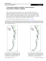A threatened ecological community: research advances and priorities for Banksia woodlands