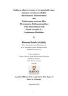 Studies on olfactory systems of two parasitoid wasps: Diadegma semiclausum (Hellén) (Hymenoptera: Ichneumonidae) and Trichogramma pretiosum Riley(Hymenoptera: Trichogrammatidae) of the Diamondback moth Plutella xylostella (L.) (Lepidoptera: Plutellidae)