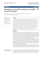 Modelling email traffic workloads with RNN and LSTM models