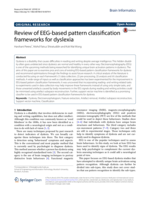 Review of EEG-based pattern classification frameworks for dyslexia