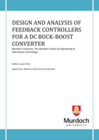 Design and analysis of feedback controllers for a DC buck-boost converter