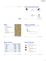 Drafting the Kensington Pride Mango Genome