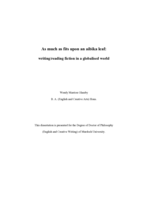As much as fits upon an aibika leaf: Writing/reading fiction in a globalised world