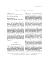 Probing the minor tonal hierarchy
