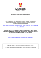 Between Jakarta and Geneva: Why Abbott needs to view Africa as a great opportunity