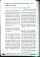 Large-scale algal culture systems: the next generation