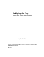Bridging the gap: building better tools for game development