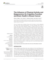 The influence of physical activity and epigenomics on cognitive function and brain health in breast cancer