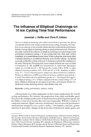 Influence of environmental temperature on 40 km cycling time-trial performance