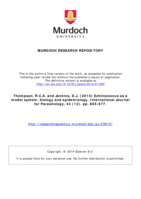 Echinococcus as a model system: biology and epidemiology
