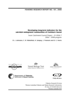 Developing long-term indicators for the sub-tidal embayment communities of Cockburn Sound. Fisheries Research Report No. 181