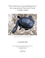 The underwater acoustic repertoire of the long-necked, freshwater turtle Chelodina oblonga