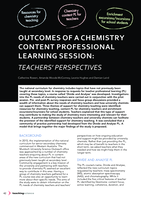 Outcomes of a chemistry content professional learning session: Teachers' perspectives
