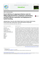 Novel CMS lines in pigeonpea [Cajanus cajan (L.) Millspaugh] derived from cytoplasmic substitutions, and their effective restoration and deployment in hybrid breeding