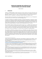 Cruise ship passengers and Australian law: Known problems and some new answers