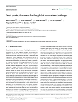 Seed production areas for the global restoration challenge
