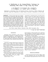 A modification to the isotope-dilution technique for estimating milk intake of pigs using pig serum