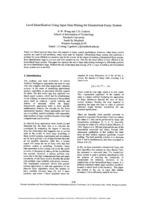 Level identification using input data mining for hierarchical fuzzy system