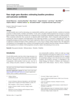 Rare single gene disorders: Estimating baseline prevalence and outcomes worldwide