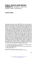 Public health and sexual morality: Venereal disease in World War II Australia