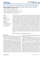 Early inflorescence development in the grasses (Poaceae)