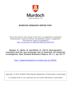 Demographic transition and the real exchange rate in Australia: An empirical investigation