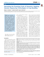 Harvesting the promising fruits of genomics: Applying genome sequencing technologies to crop breeding