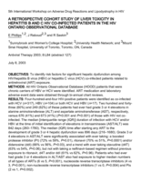 A retrospective cohort study of liver toxicity in hepatitis B and C HIV co-infected patients in the HIV Ontario Observational Database