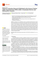 Pigment coloration research published in the Science Citation Index Expanded from 1990 to 2020: A systematic review and bibliometric analysis