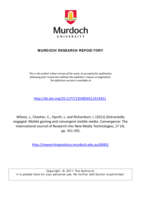 Distractedly engaged: Mobile gaming and convergent mobile media
