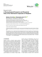 A thermochemical parameters and theoretical study of the chlorinated compounds of thiophene